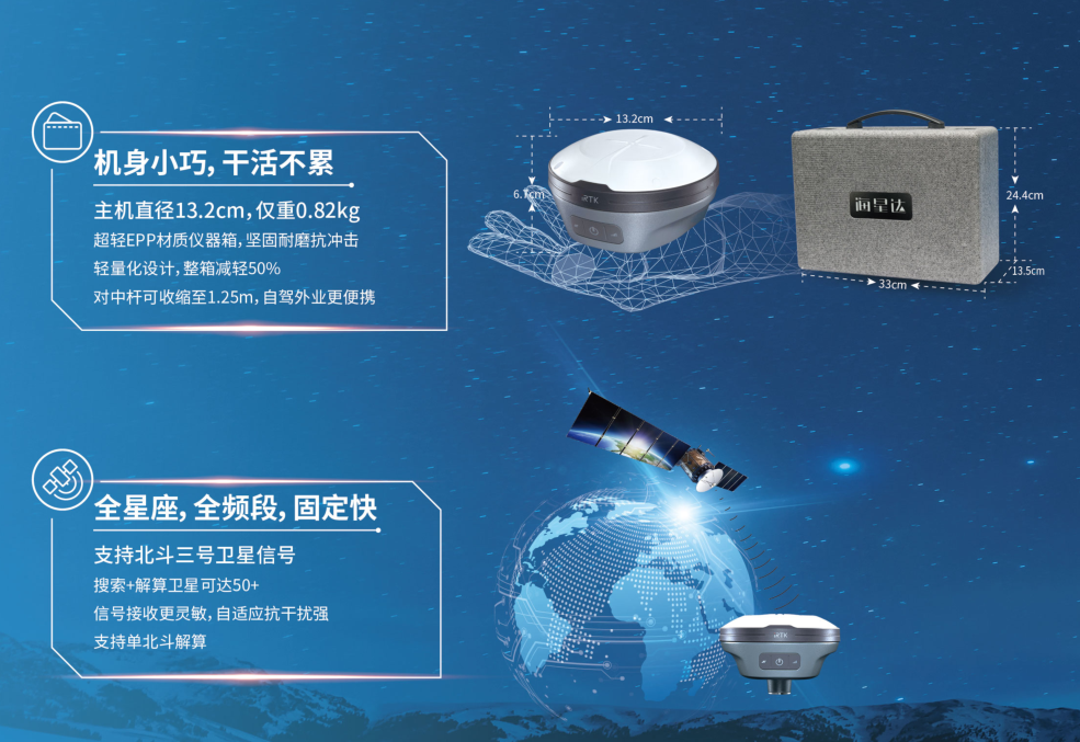 中海达 IRTK10 海星达小碟 IRTK10 支持北斗三号